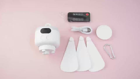USB wiederaufladbarer Hängevibrator – Tragbar mit LED Licht