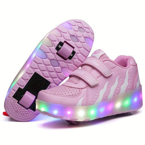 LichtJong Leuchtende Roller Sneakers - Für Kinder, die sich gerne bewegen