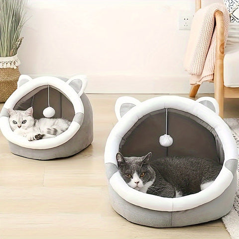 Knus Katzenhaus - Der perfekte Spiel- und Schlafplatz für deine Katze