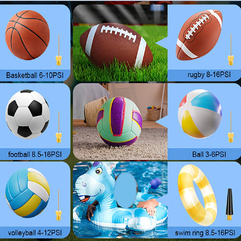 Automatische Ballpumpe 20 PSI – Schnell und Praktisch für Verschiedene Sportbälle