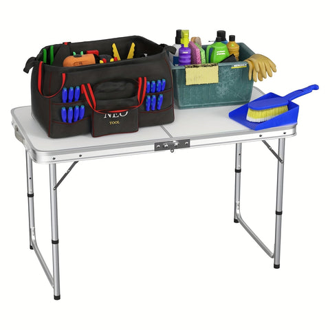 Zusammenklappbarer Campingtisch - Leicht und Tragbar, Ideal für Partys und Outdoor-Aktivitäten