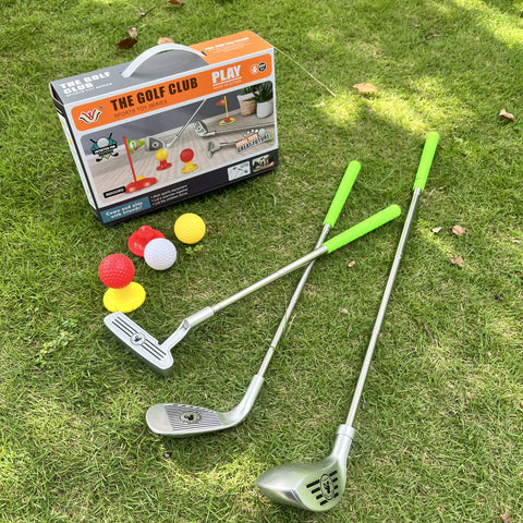 Golfset für Kinder - Verstellbare Schläger und Ziele für endlosen Spielspaß