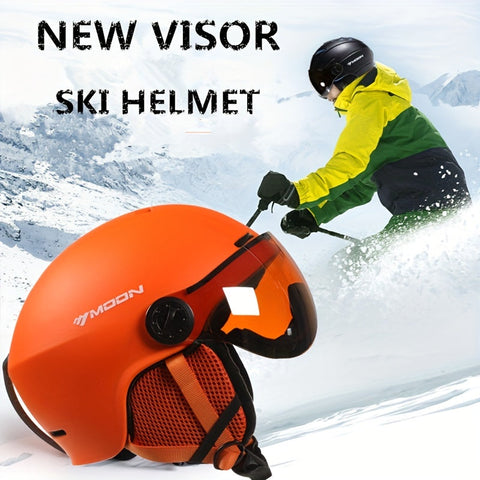 Hochwertiger Skihelm mit Abnehmbaren Teilen – Sicher und Komfortabel für Außenaktivitäten