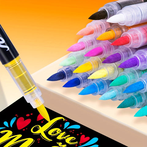 72 Farben Acrylfarben Marker – Perfekt für kreatives Malen auf verschiedenen Oberflächen