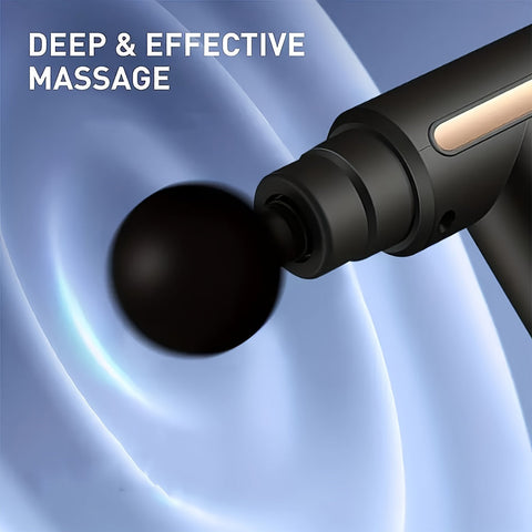 Kompakte Massagepistole - Kraftvolle Entspannung für Rücken und Nacken im Stil