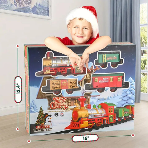 Merry Express Festliche Eisenbahnset - Magisches Spielzeug für Abenteurer