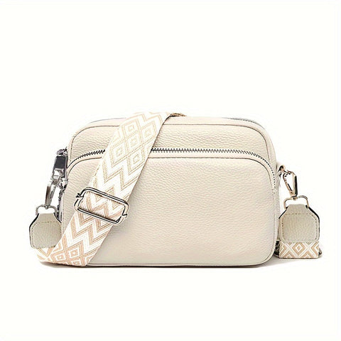 Modische Crossbody-Tasche für Damen – Lässige Umhängetasche mit geometrischem Design