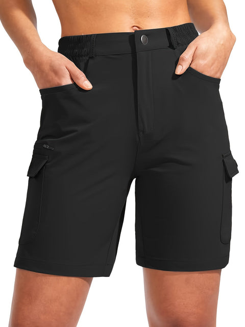Schnelltrocknende Cargoshorts für Damen – Komfortabel und Funktional für Wandern und Abenteuer