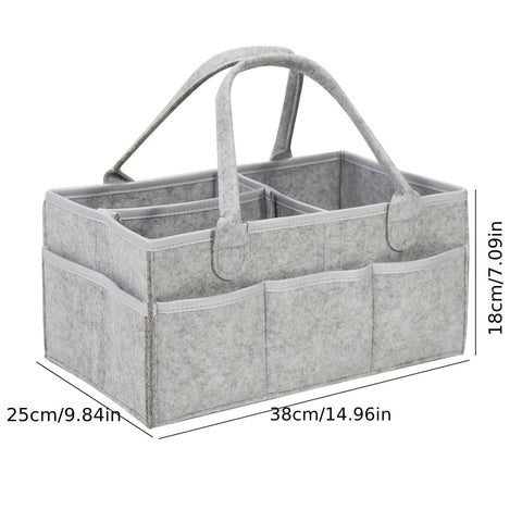 MamaOrganize Wickeltasche Aufbewahrungskorb - Praktisch und Stilvoll für Eltern