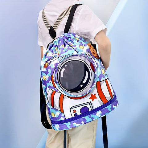 Cartoon Schwimmtasche mit Trocken/Nass Trennung – Stilvolle, Tragbare Tasche für Kinder und Erwachsene