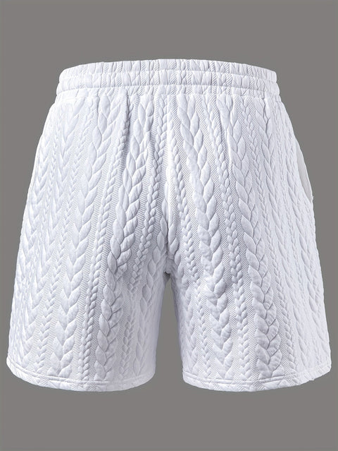 Lässige Herren Shorts Jacquard – Luftig und Stilvoll