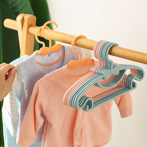 Nachhaltige Kinderkleiderbügel - Niedliches Schleifen-Design, Leicht und Platzsparend
