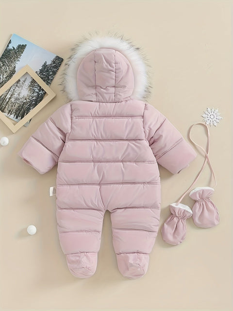 Schneebaby Overall – Warme Winter-Overall mit Kapuze für Draußen