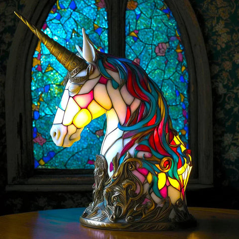 Künstlerische Glas-Mosaik Tierlampe – Farbe und Atmosphäre im Haus