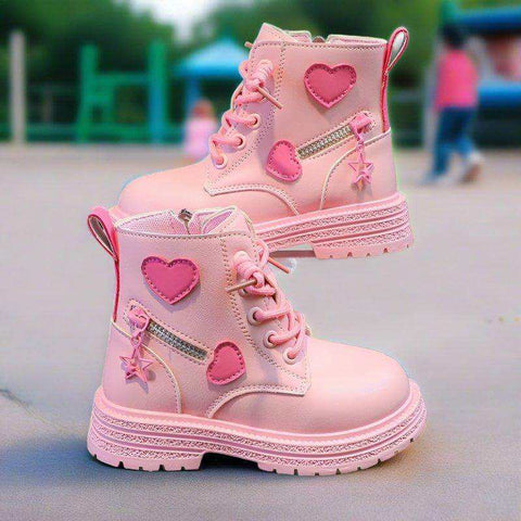 HeartStyle Boots - Süße Mädchenstiefel mit Verspielten Details