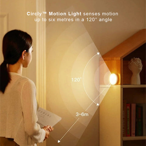 Circly Wiederaufladbare LED Lampe – Praktische Beleuchtung mit Bewegungssensor