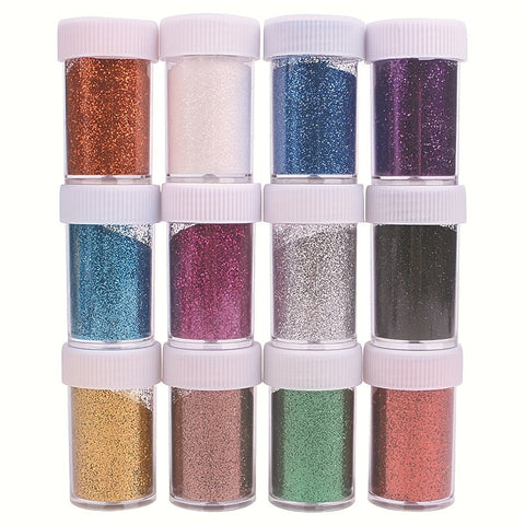 Glitzer-Set für Bastelarbeiten – Perfekt für Festdekorationen und kreative Projekte