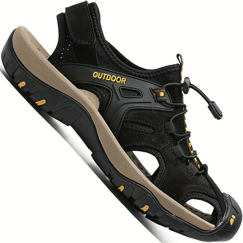 Herren Premium Leder Fischer Sandalen – Komfortabel & Langlebig
