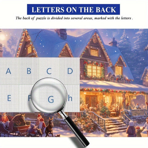 Winterliche Verzauberung Puzzle – Genießen Sie die festliche Atmosphäre