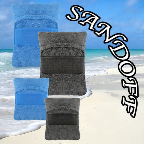Strand Sand Entfernen Tasche – Schnelles Sandentfernen mit Elastischem Band für Strand und Urlaub