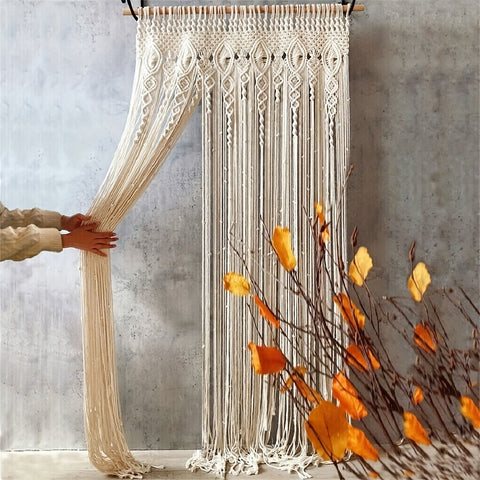 Boho Makramee Vorhang – Dekorativ und Praktisch als Trennvorhang