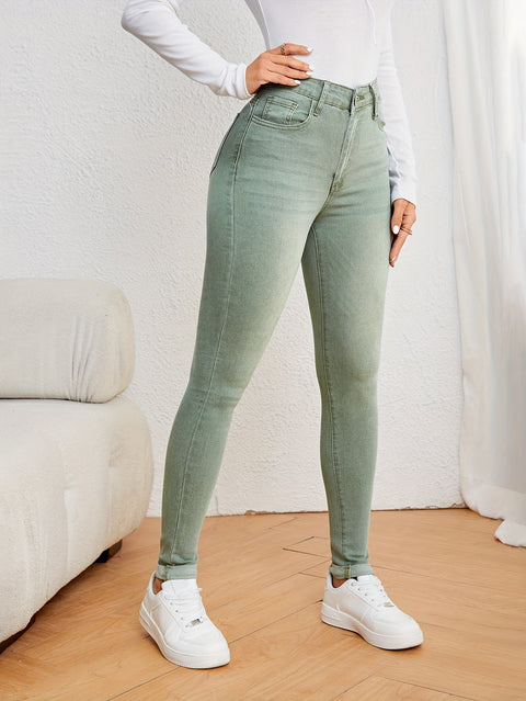 Casual Skinny Jeans für Damen – Medium Stretch, Ideal für Alle Jahreszeiten
