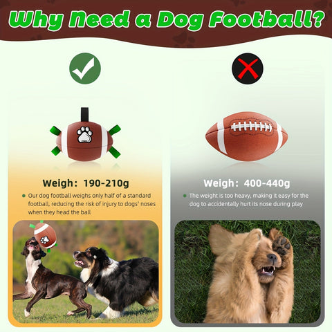 Pfoten-Perfekt Spielfußball – Nachhaltiges Gummi Interaktives Hundespielzeug
