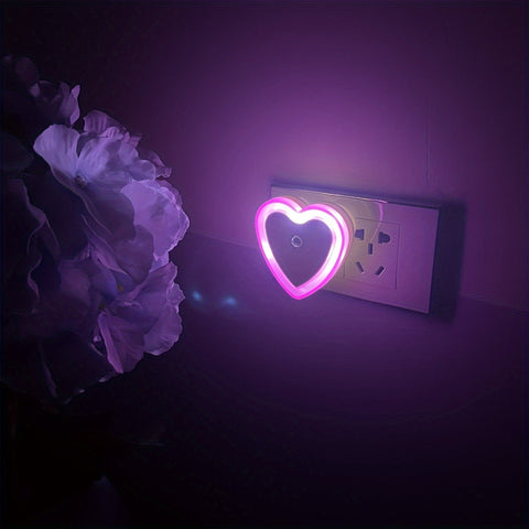 HeartGlow LED Nachtlampe - Intelligente Dämmerungs-zu-Dämmerungs Nachtbeleuchtung