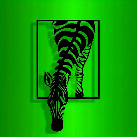 Zebra Silhouette Wanddekoration - Stilvolle Eleganz für Deinen Raum
