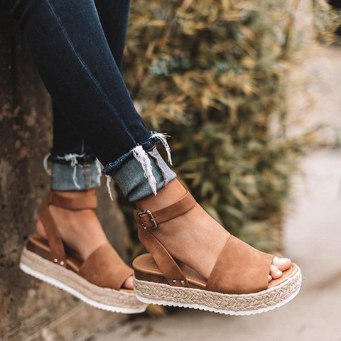 Damen Plattform Espadrille Sandalen – Stilvolle und Bequeme Sommerschuhe