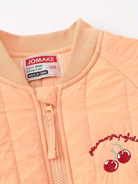 Schönes Kinderjacket mit Besticktem Mond – Perfekt für Herbst und Winter
