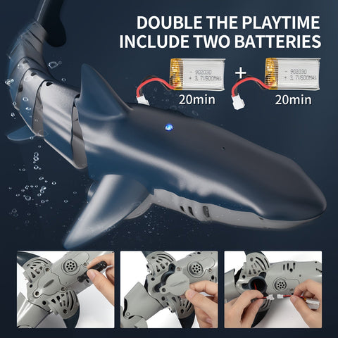 Sharko SwimMaster - Abenteuer im Wasser mit Licht und Spritzern