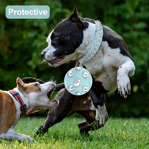 Verstellbarer Stachelhalsband für Hunde - Stark und Sicher für Große Hunde