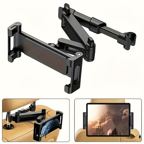Tablet Halter für Auto Kopfstütze – Verstellbare Halterung für Tablets und Smartphones