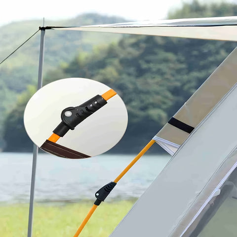 QuickCamp Zelt - Schnell aufstellbares Zelt mit UV-Schutz für 4 Personen