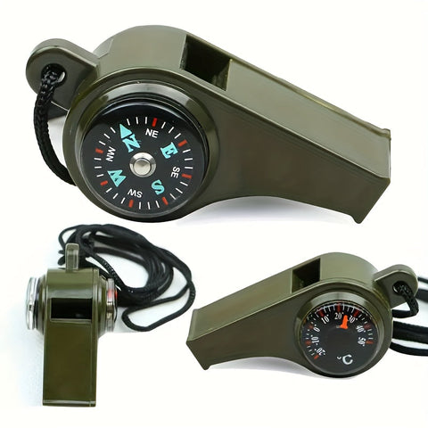 Nothorn mit Kompass und Thermometer – Nachhaltiges und Schwimmendes Design für Survival- und Outdoor-Abenteuer