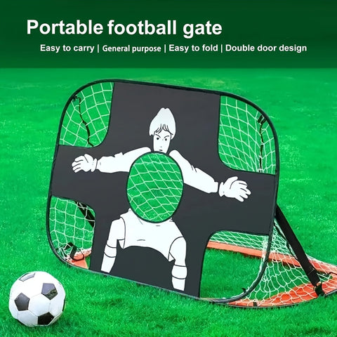 2-in-1 Faltbares Fußballtor – Ideal für Training und Spaß im Freien