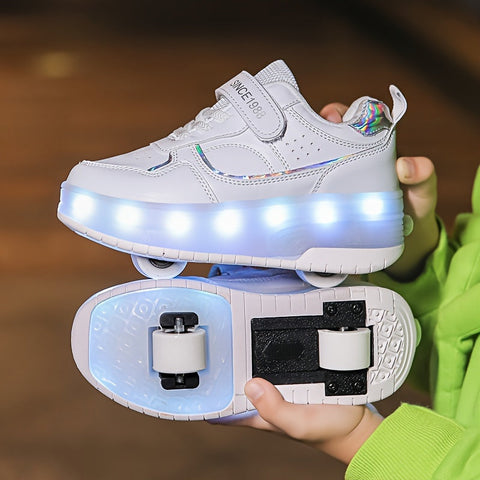 GlowRiders Roller Sneakers - Für Kinder mit Lichtspektakel