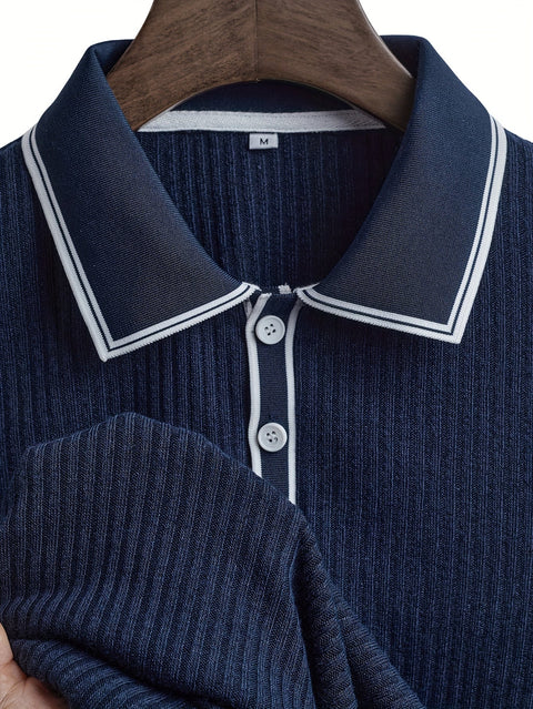 Herren Polo-Shirt mit kurzen Ärmeln – Komfortabel und stilvoll für den Sommer