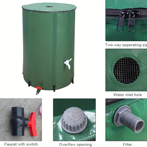 FlexiTank Faltbarer Wasserbehälter - 50L / 100L Nachhaltiger PVC-Wassertank