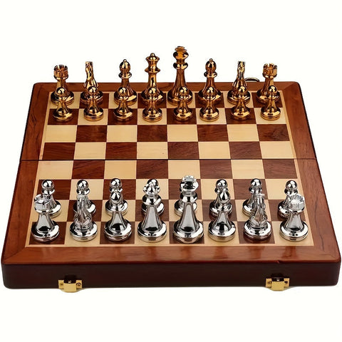 Vintage Schachspiel Set – Strategisch und Zeitlos