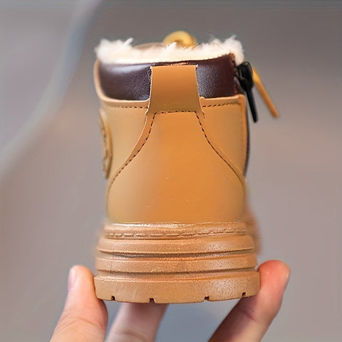 Trendige Fleece-Stiefel für Jungen - Warm und Wasserdicht