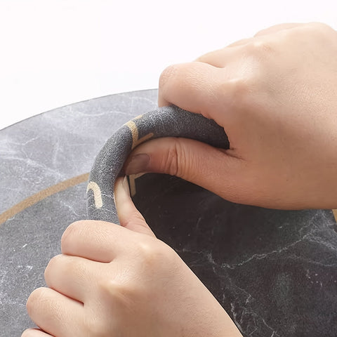 Glücksbringer Schnell Trocknende Badezimmermatte - Geometrisches Design mit Rutschfestigkeit für Dusche und Eingang