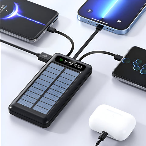 Hohe Kapazität 20.000mAh Solar-Powerbank – Schnelles und Doppelladen