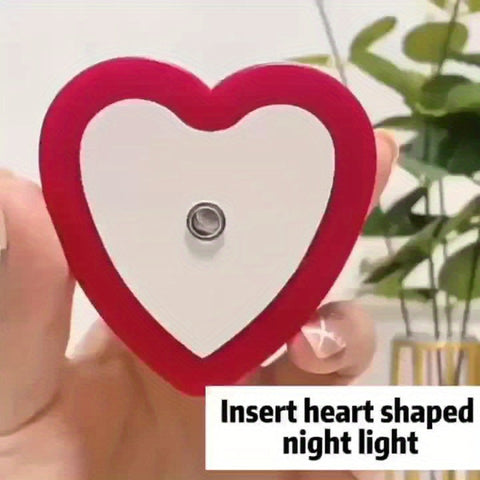 HeartGlow LED Nachtlampe - Intelligente Dämmerungs-zu-Dämmerungs Nachtbeleuchtung