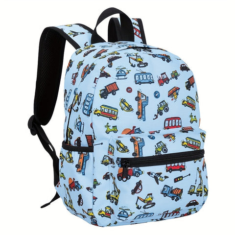 Fröhlicher Auto-Rucksack für Kinder - Für abenteuerliche Schultage
