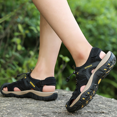 Herren Premium Leder Fischer Sandalen – Komfortabel & Langlebig