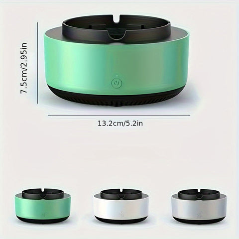 Intelligenter Aschenbecher mit Luftreiniger – Effektive Rauch- und Geruchsbeseitigung mit stilvollem Design