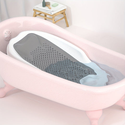 Faltbare Badewanne für Kinder - Fischformige, Rutschfeste Badstütze für sicheres Baden