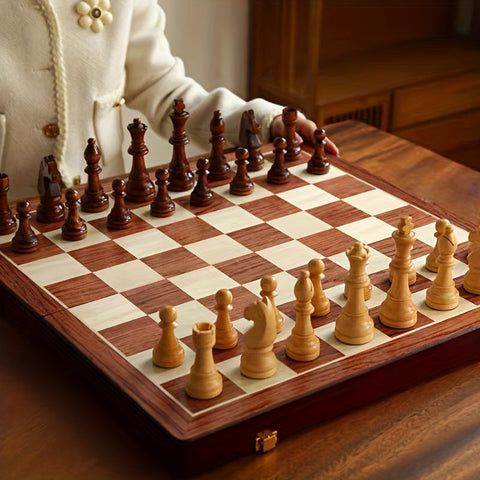 Holz-Schachset – Elegant und Langlebig für Turnierschach und Spieleabende